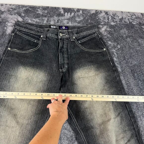 Vtg Southpole Purple Tab RARE Baggy Wide Leg Stitched Pocket Men's 34X31.5 - Picture 7 of 14